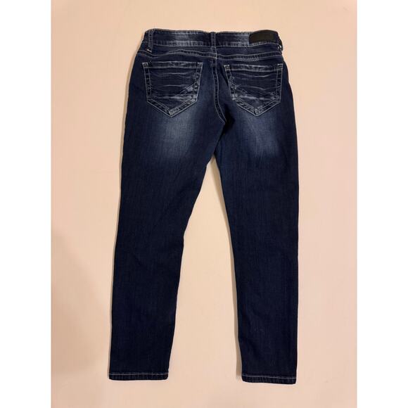 Daytrip Lynx Dark Wash Skinny Jeans Size 25S Women's Denim Stretch - Picture 5 of 5